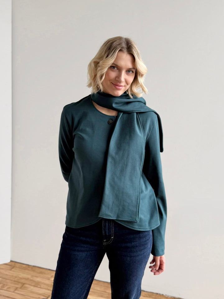 WAVERLY jacket in Deep Sea