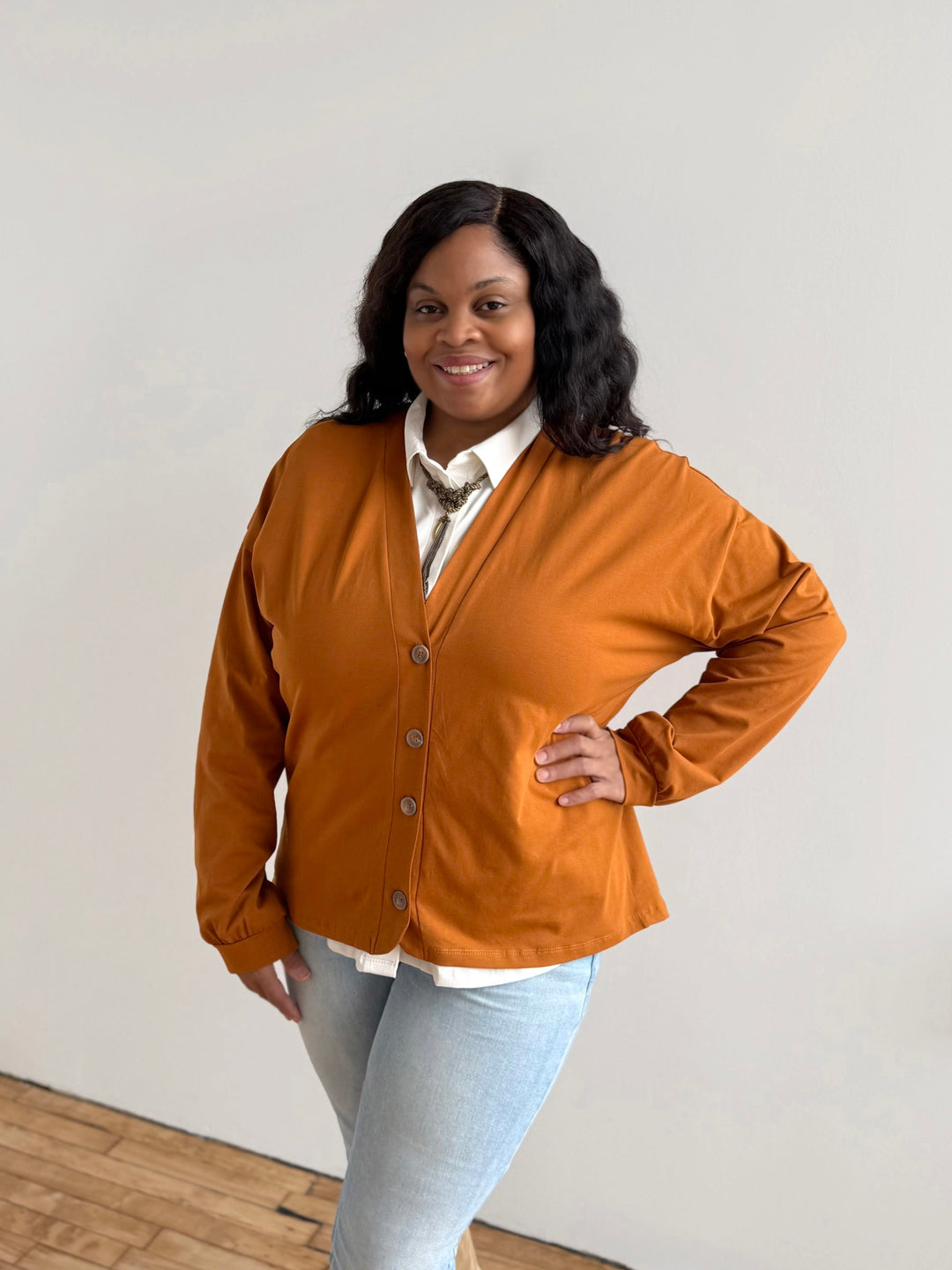 MALLEY cardigan in Spiced Cider