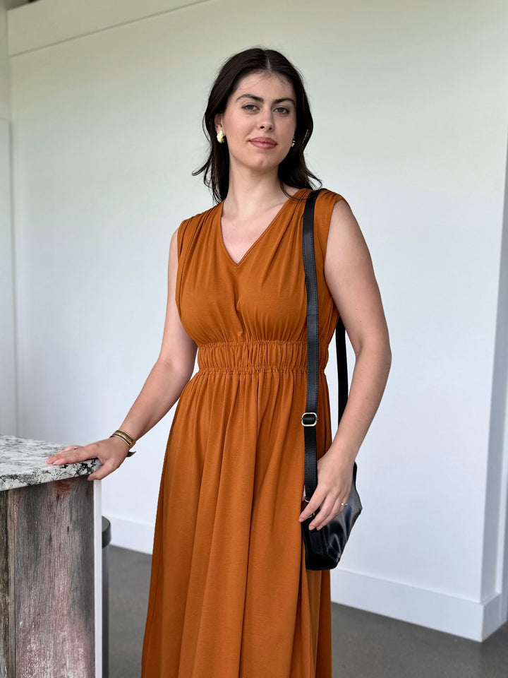 HAMPTON dress in Spiced Cider