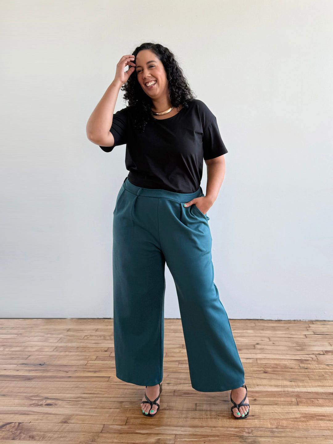 KENNA pants in Deep Sea