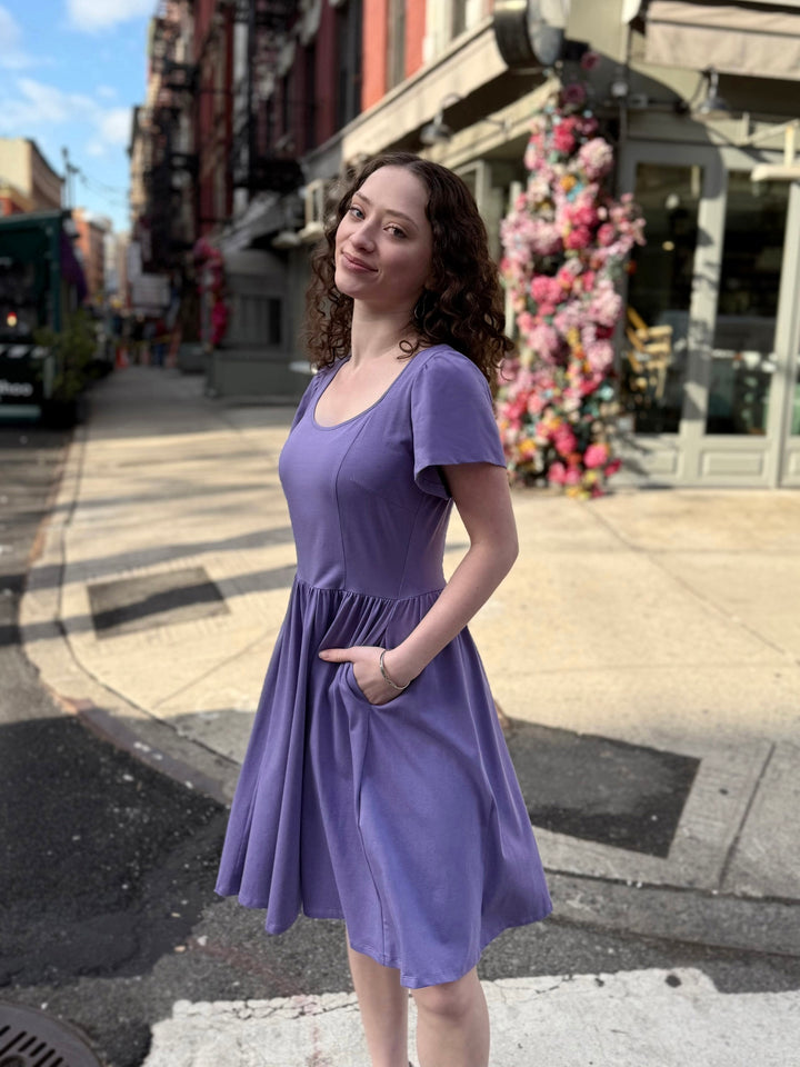 RAZELE dress in Purple Haze