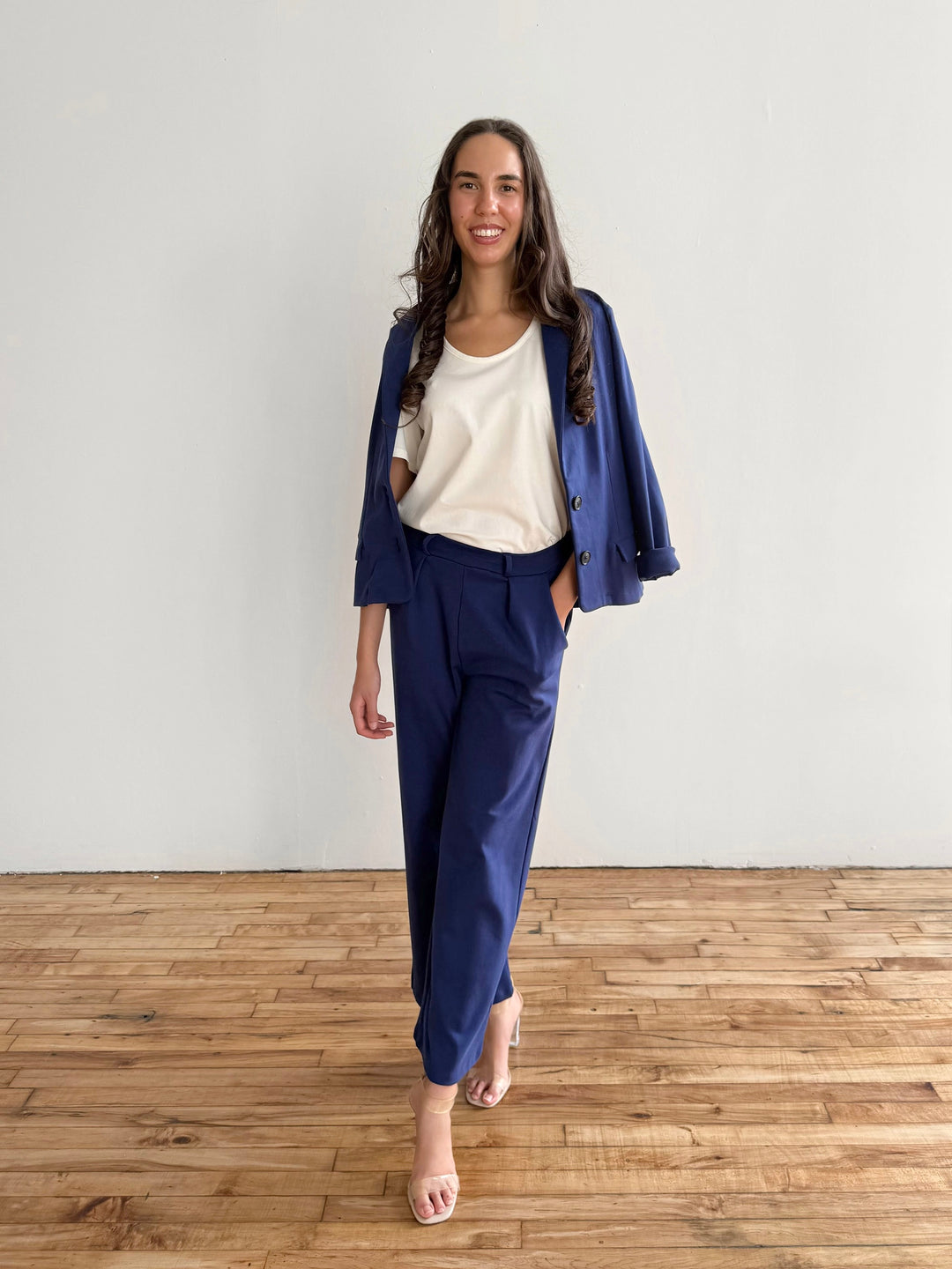 KENNA pants in Bright Navy