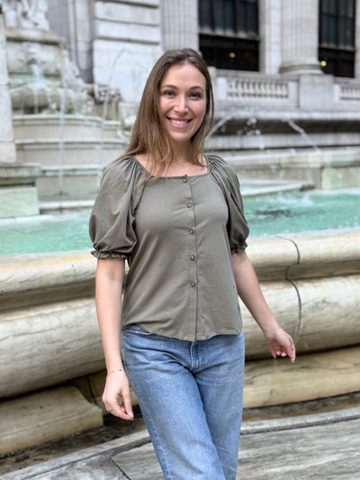 BOHEME top in Silver Sage