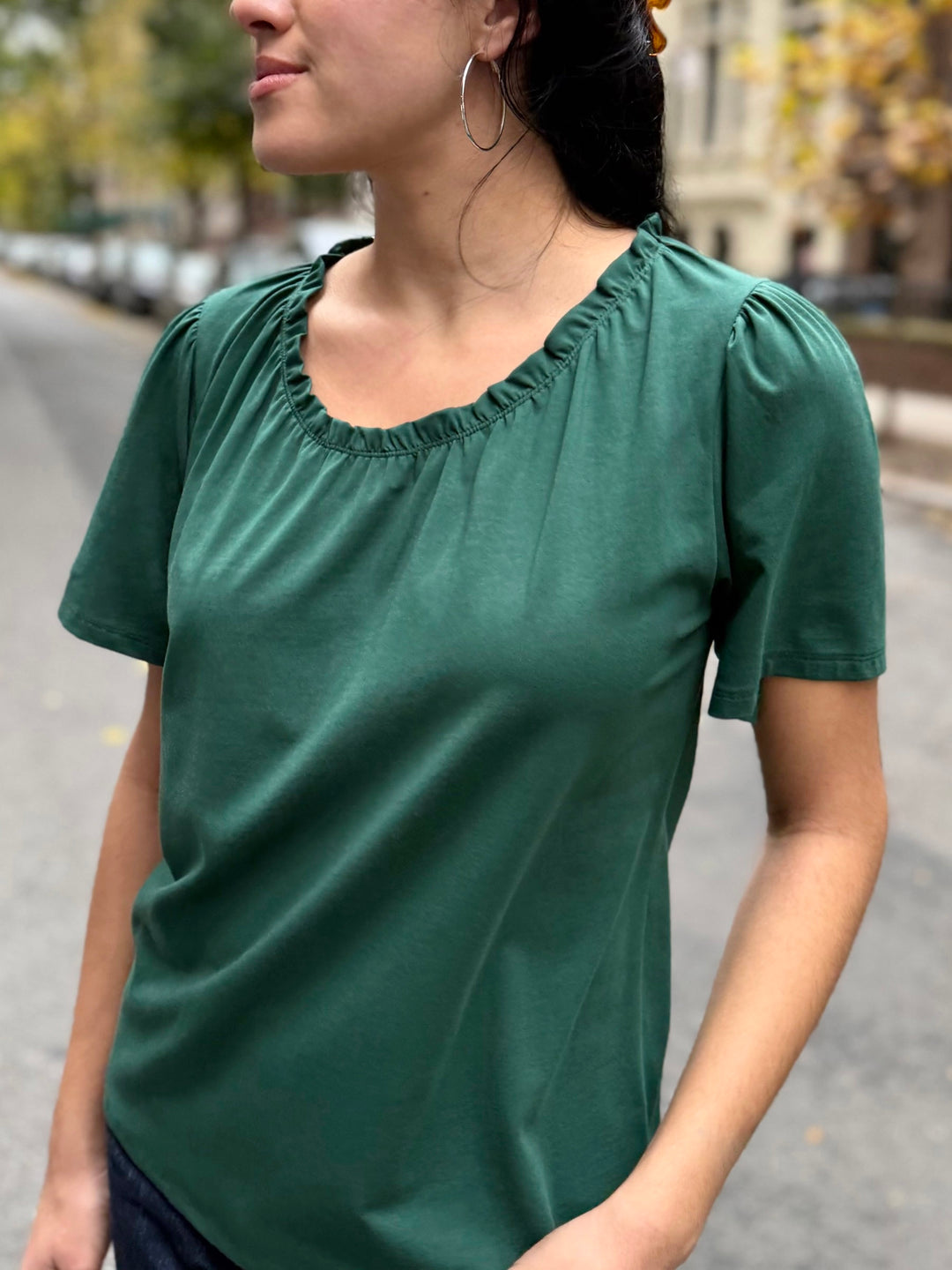 LARA tee in Dark Green