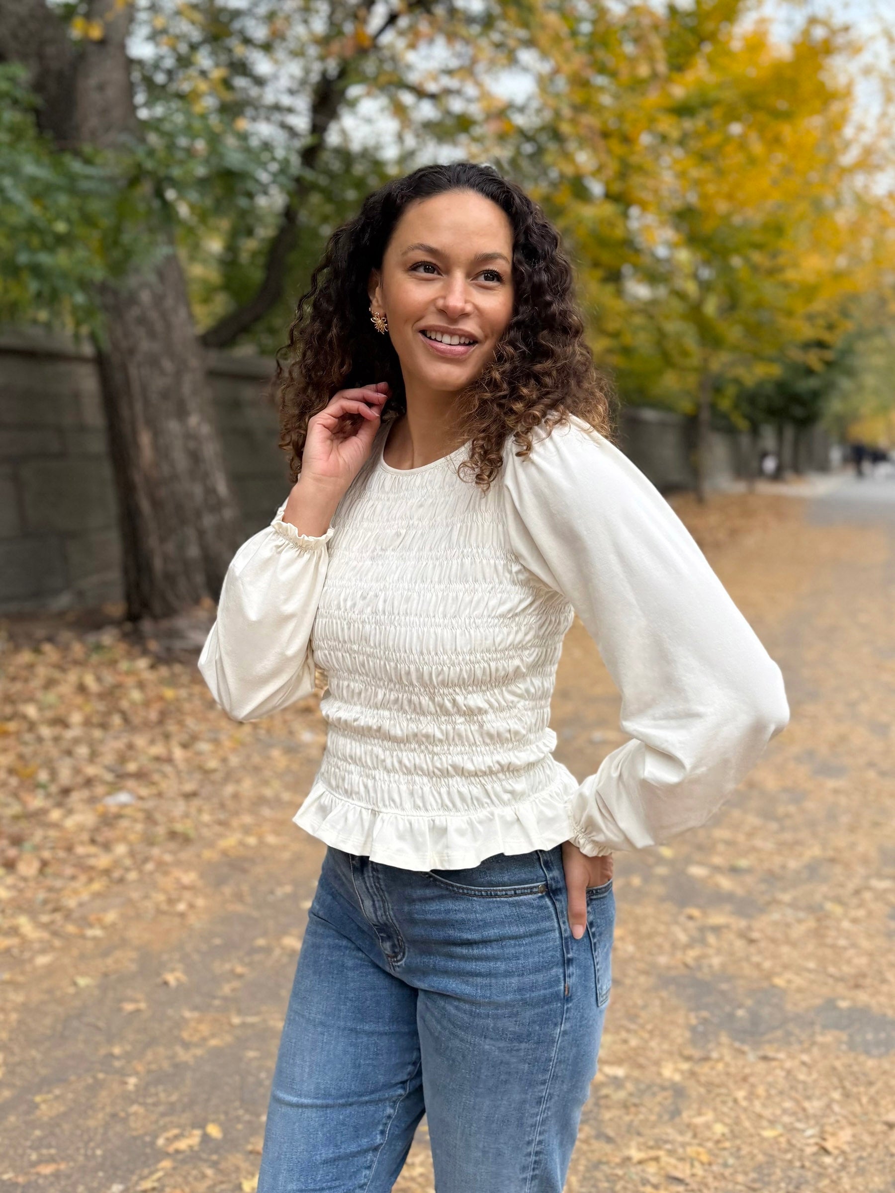 ALMA top in Baby Blue – Elegantees