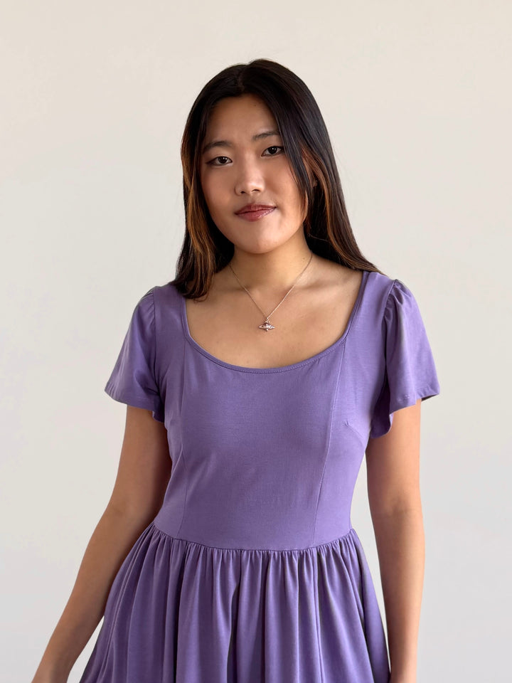 RAZELE dress in Purple Haze
