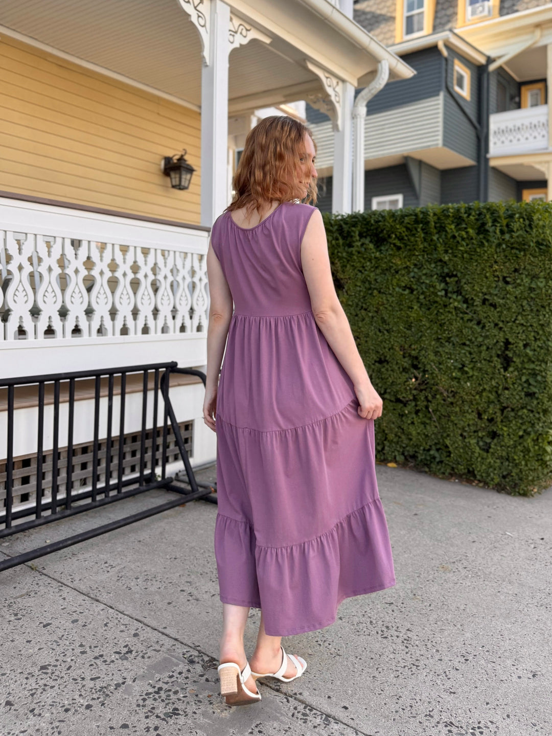 DARCY dress in Dusty Orchid