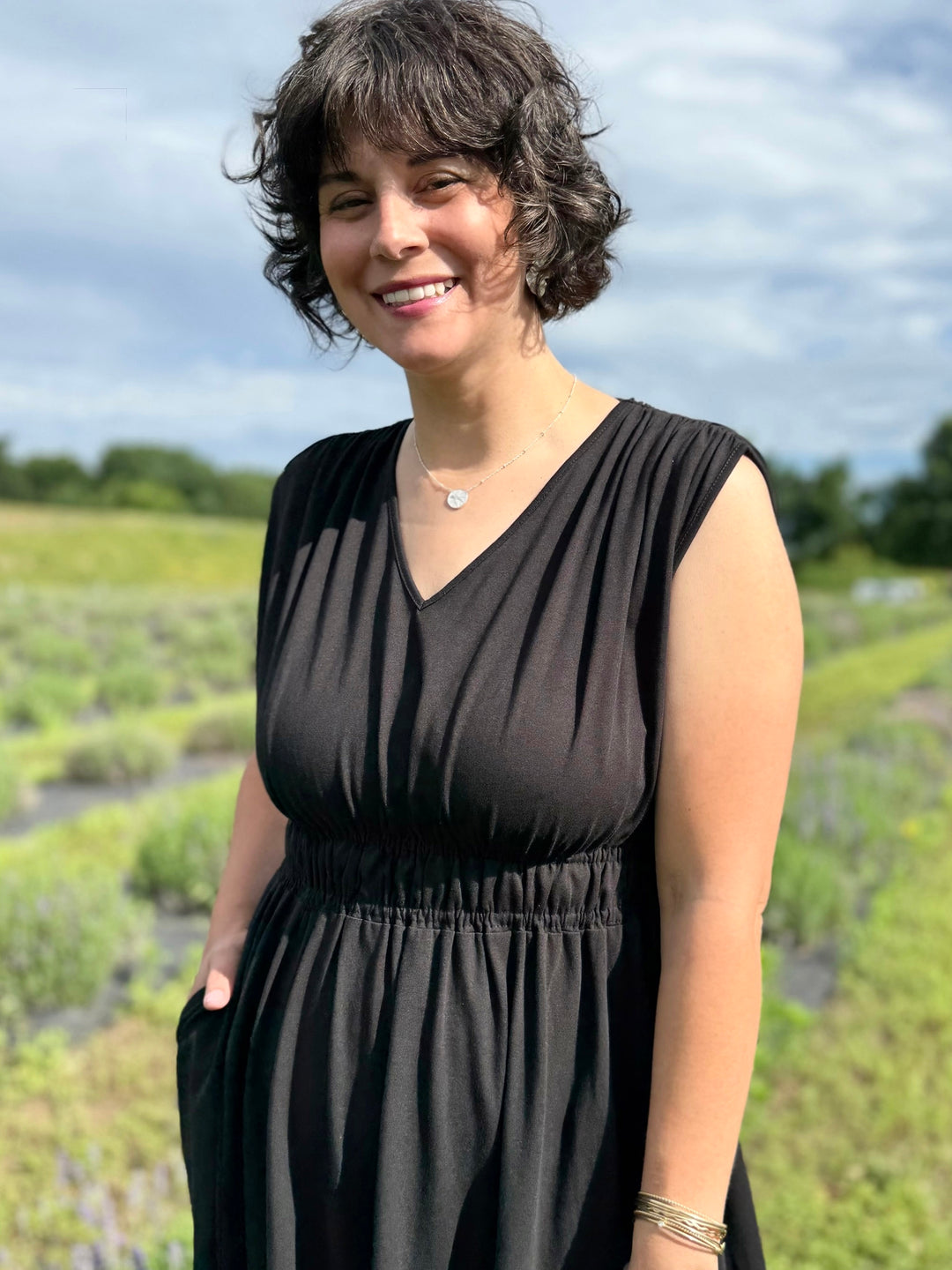 HAMPTON dress in Black