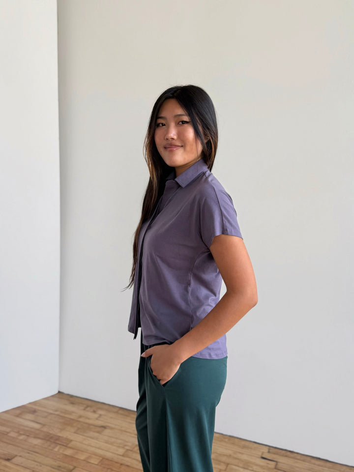 SAMARIA top in Dewberry