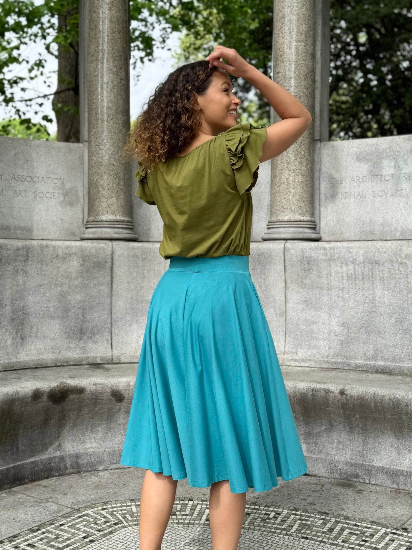 CIELA skirt in Marine Teal