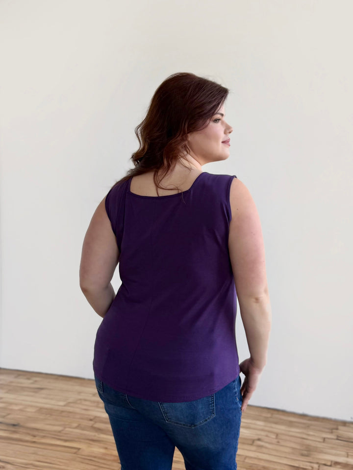 HARRIET tank in Midnight Dahlia