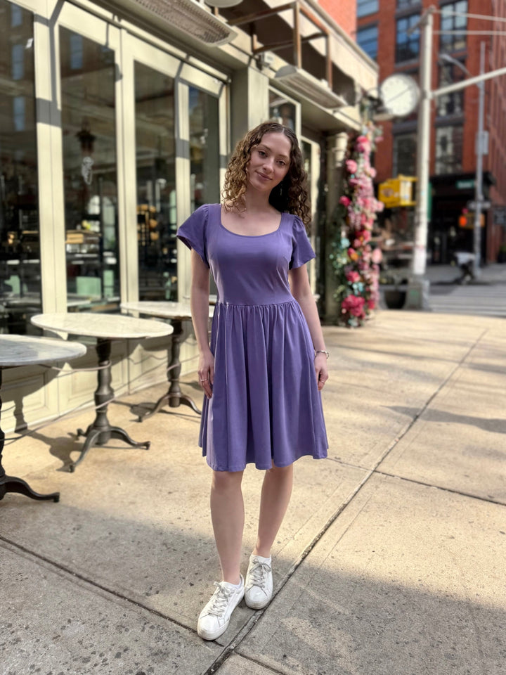 RAZELE dress in Purple Haze