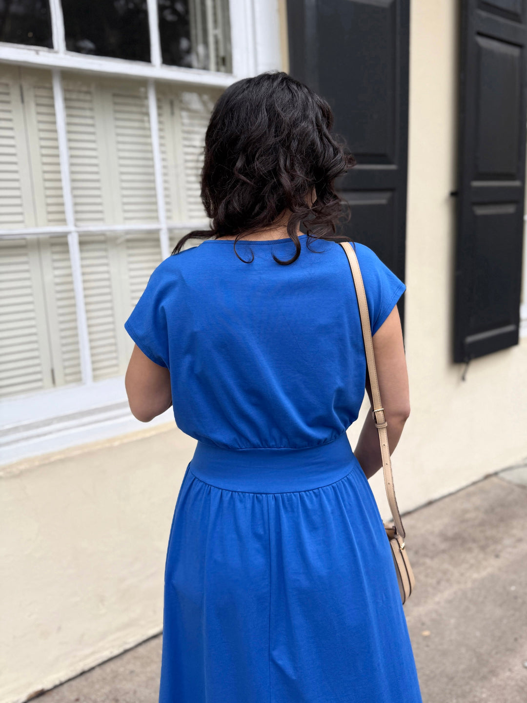 CATHERINE dress in Blue Iolite