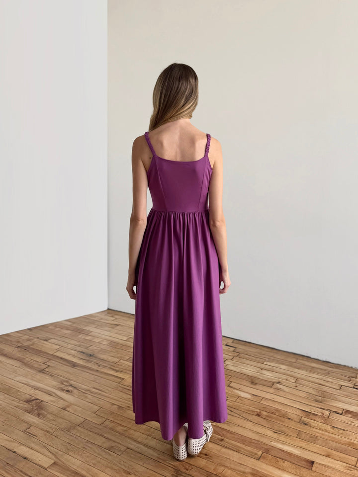 LYDIA dress in Deep Lilac