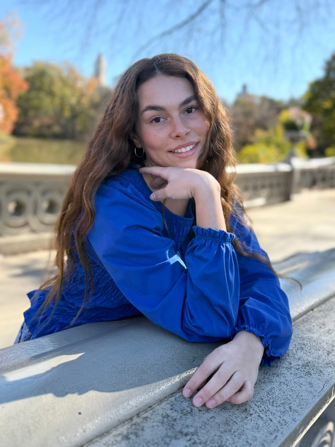 CAECILIA top in Blue Iolite