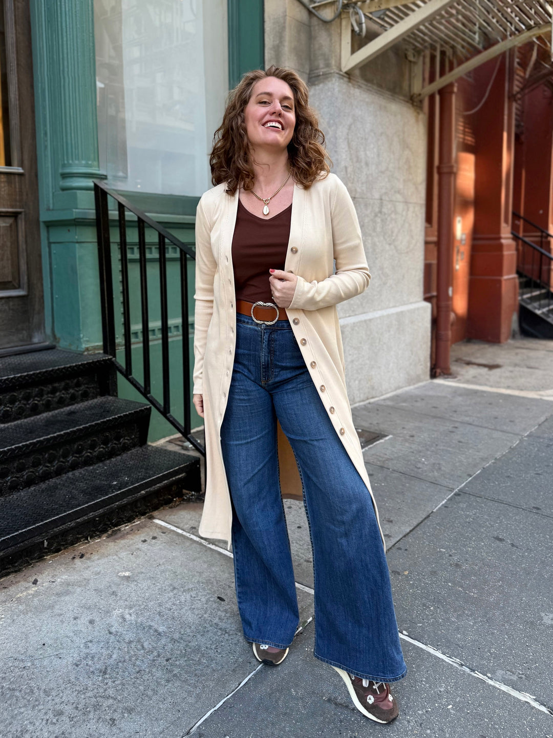 ELENA rib-knit dress in Vanilla