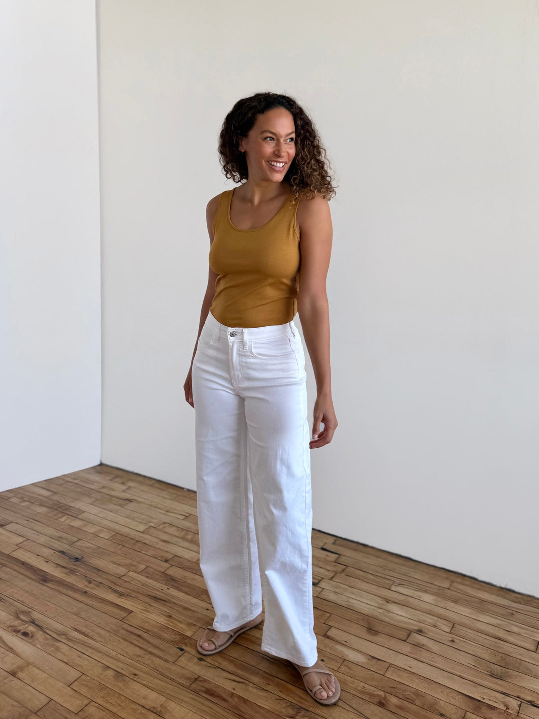 ABIGAIL tank in Light Amber