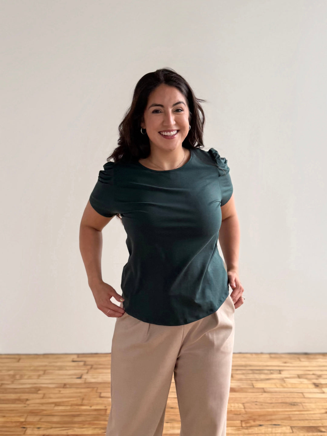 NOLITA tee in Deep Pine