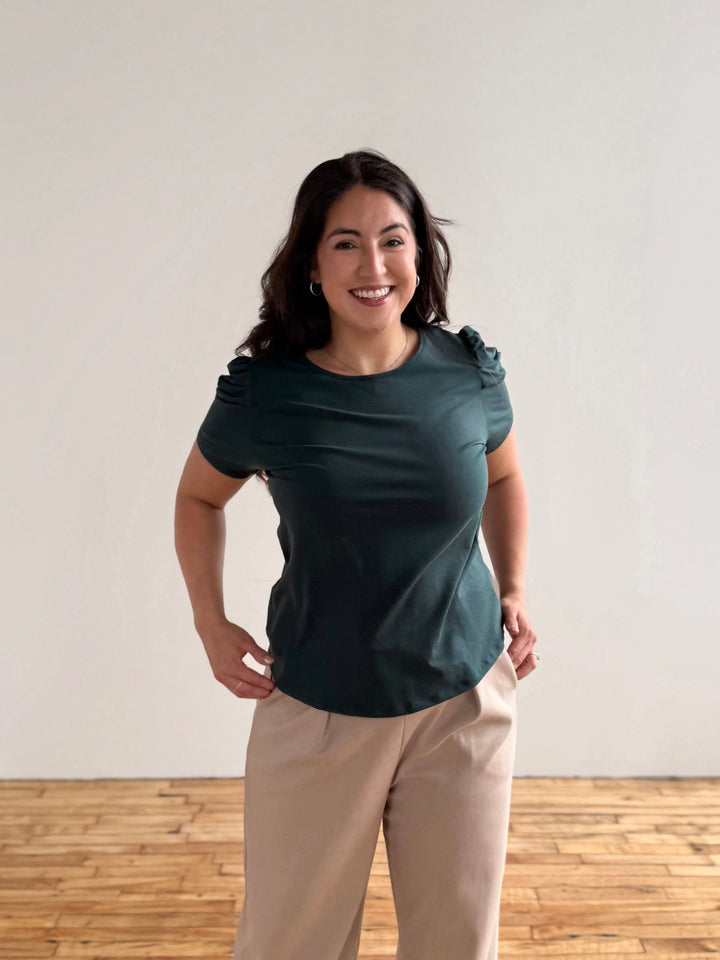 NOLITA tee in Deep Pine