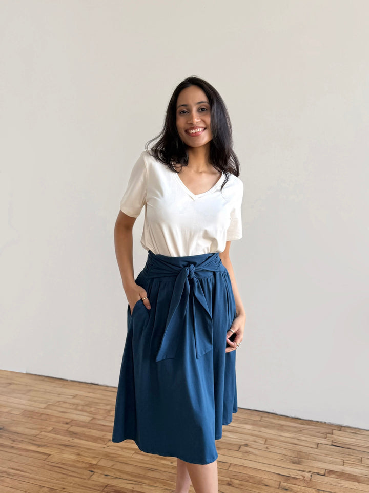 CONNIE skirt in Atlantic Blue
