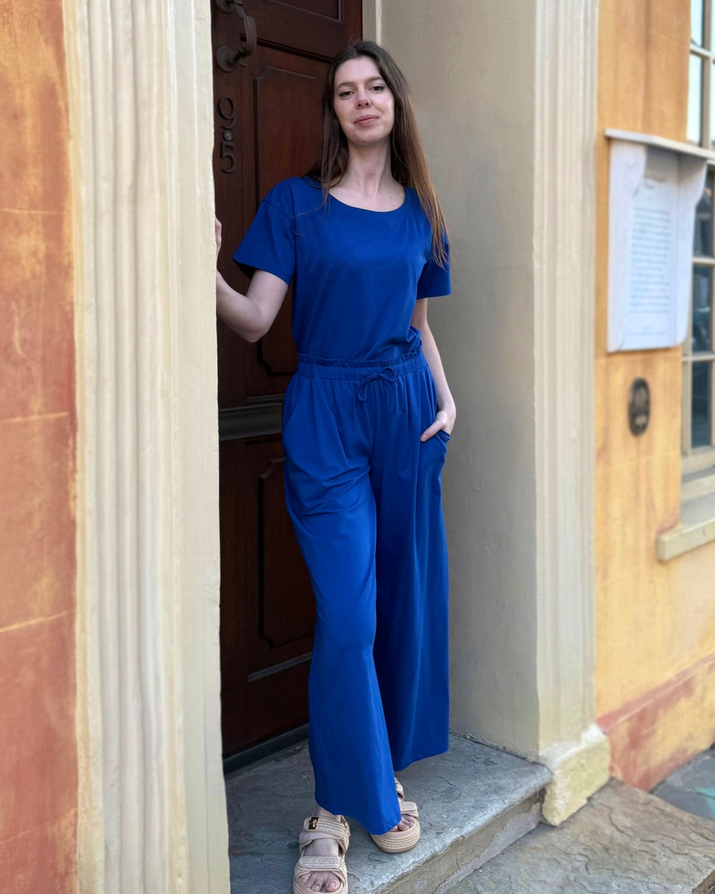 JOJO pants in Cobalt Blue