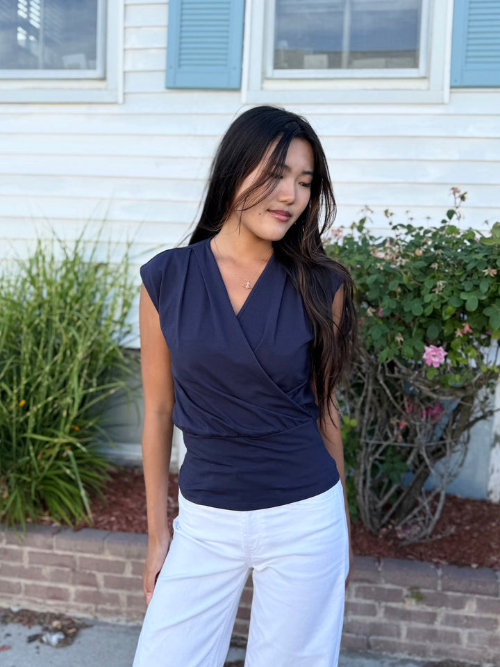 JOLIE top in Navy