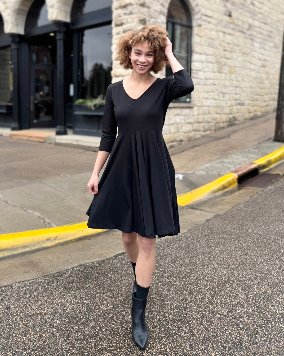 LOUISE dress in Black