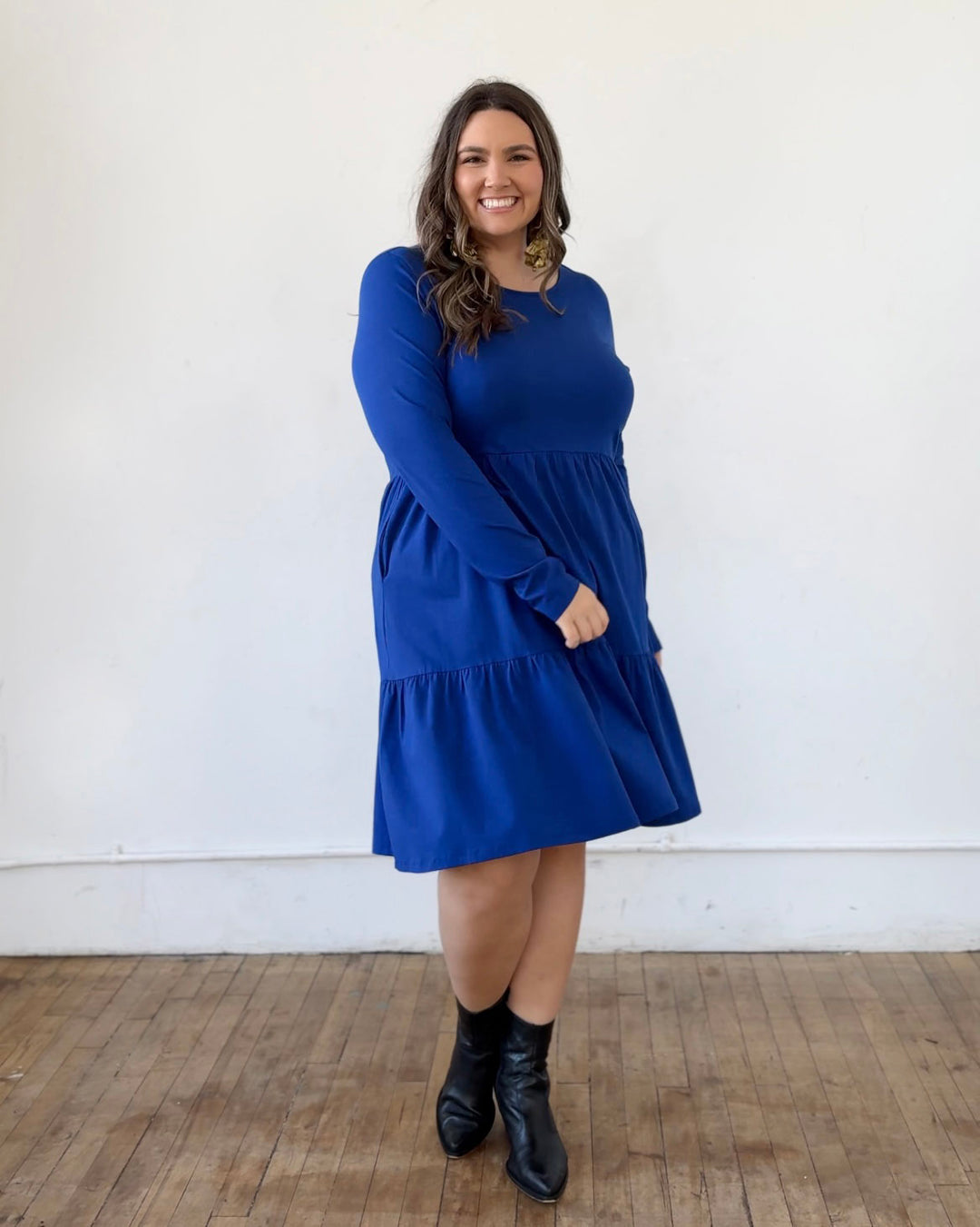 MAISIE dress in Cobalt Blue Elegantees MAISIE dress in Cobalt Blue Elegantees