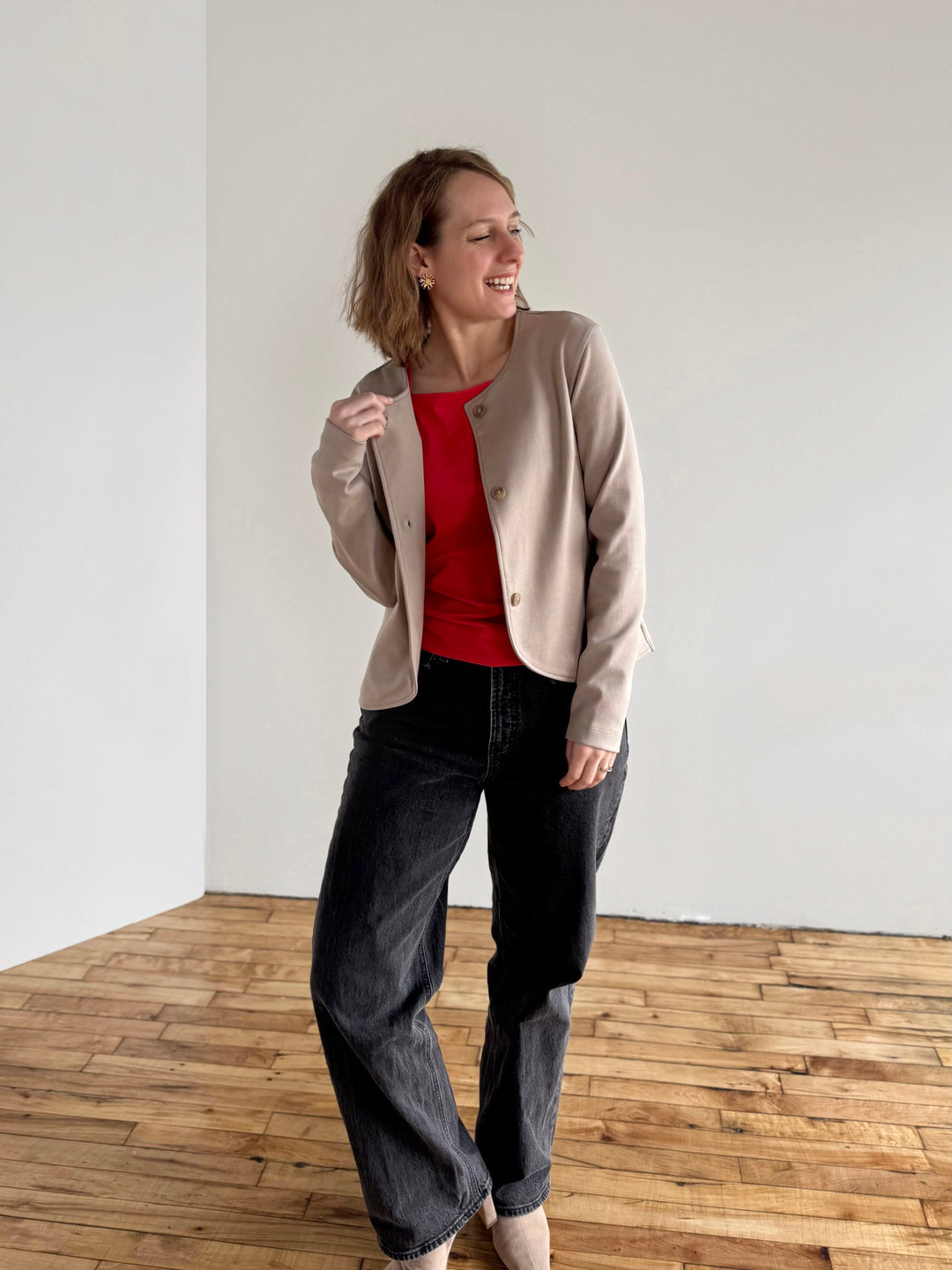 WAVERLY jacket in Desert Sand