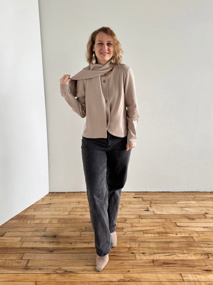 WAVERLY jacket in Desert Sand