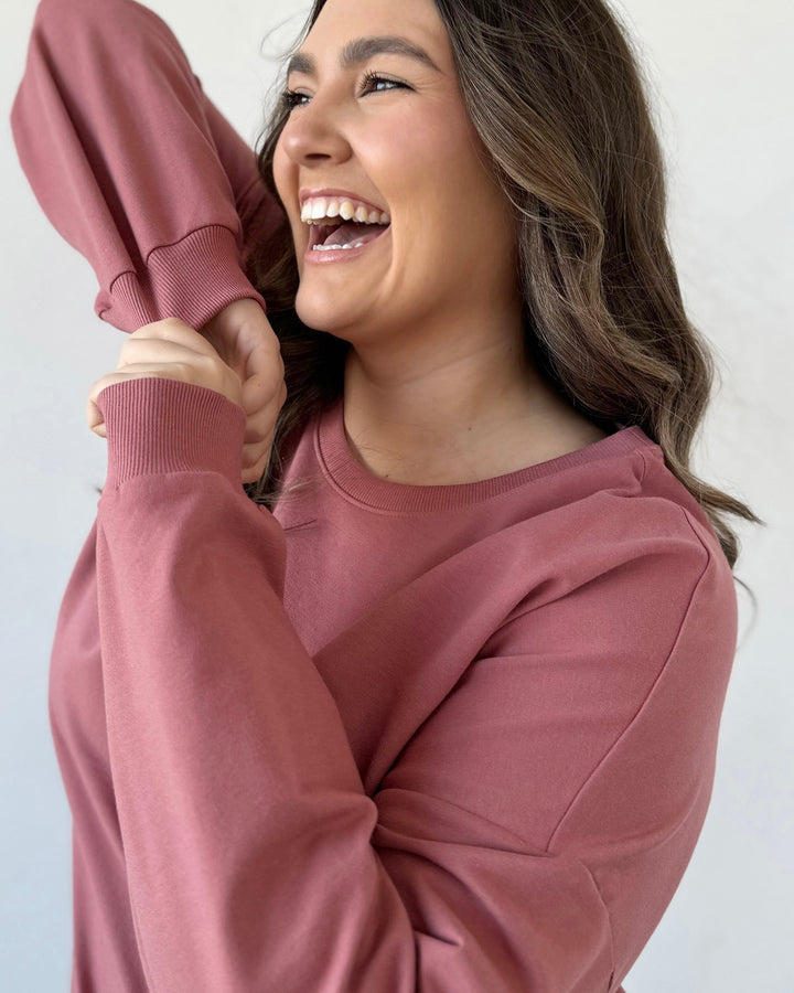 AKARI top in Withered Rose