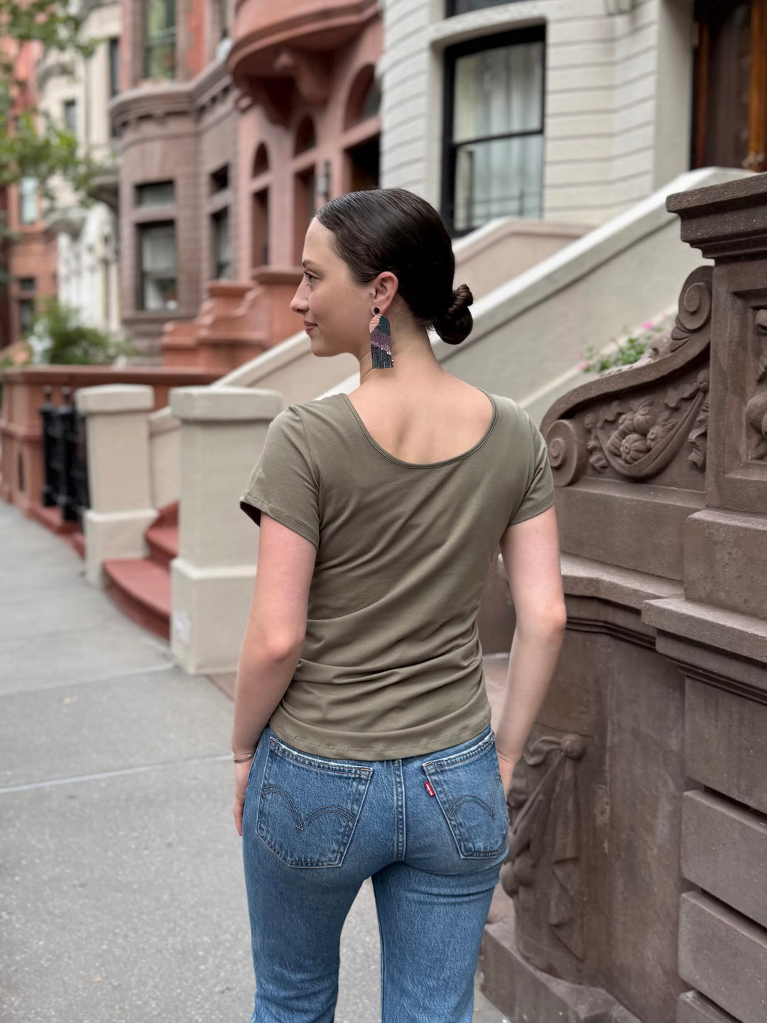 WINNIE tee in Silver Sage