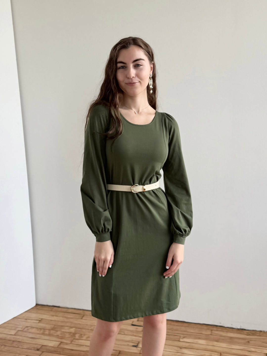 CONSTANCE dress in Meadow Green