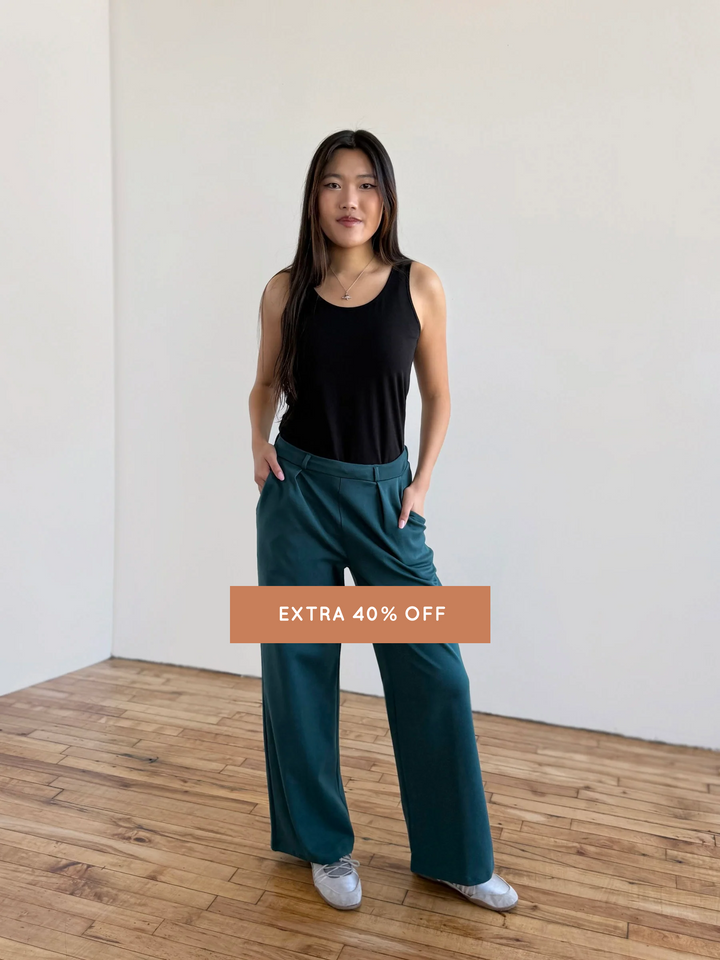 KENNA pants in Deep Sea