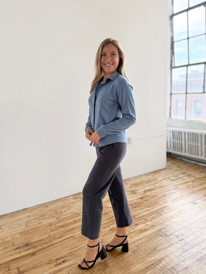 DEVON blouse in Blue Dusk