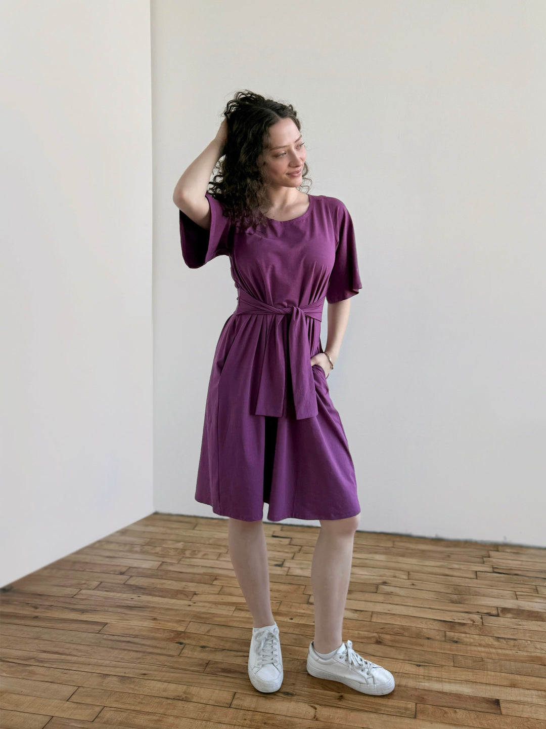IRVINE dress in Deep Lilac