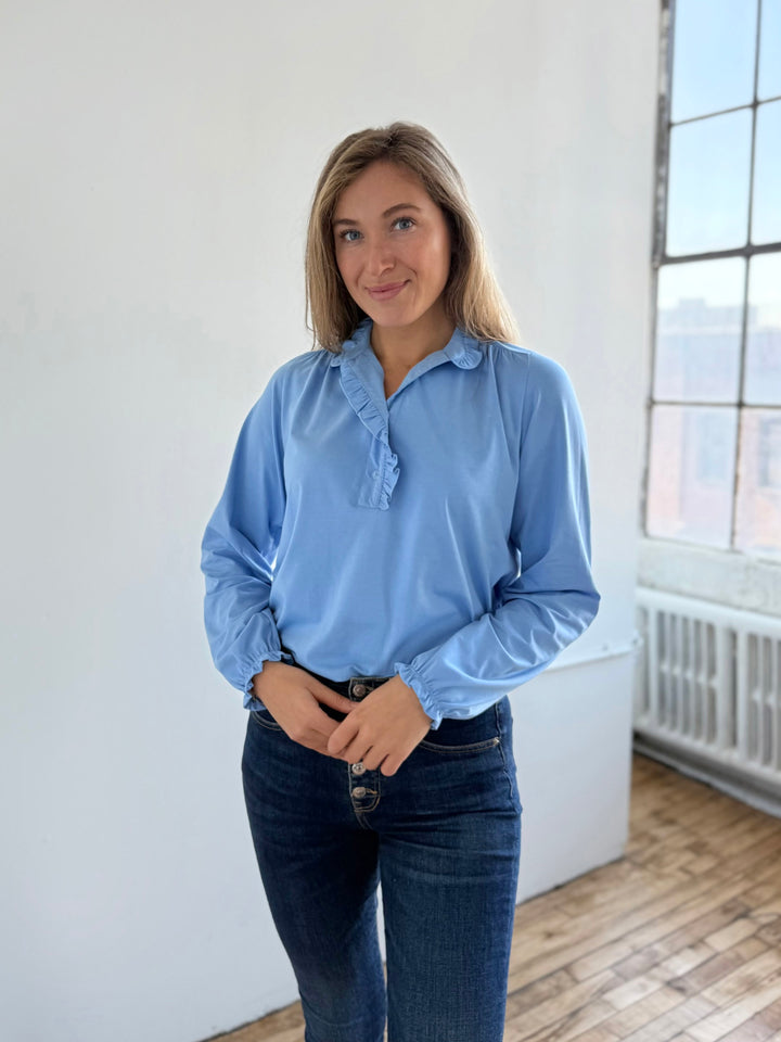 SEZANE top in Light Cornflower