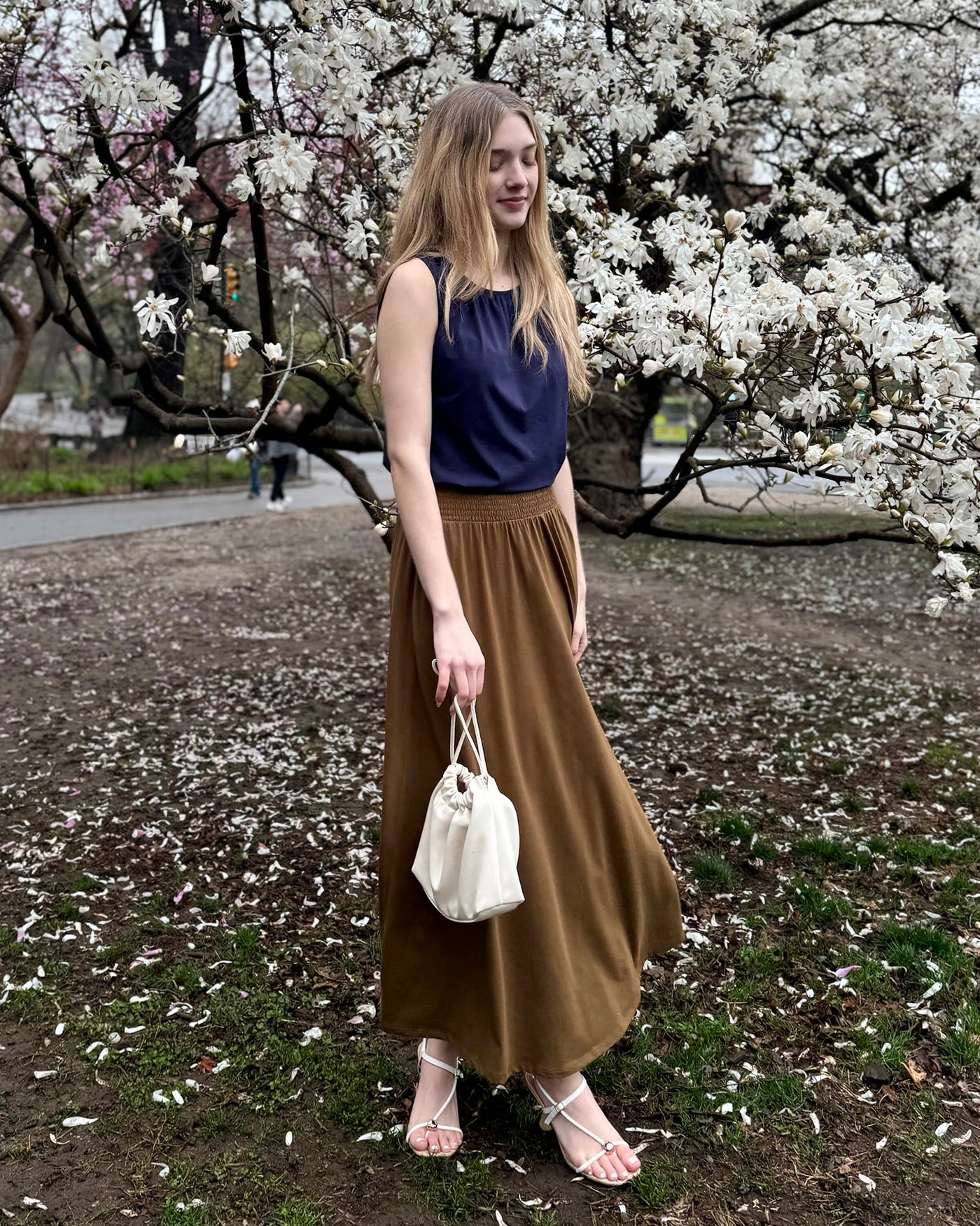 CAMELLIA skirt in Kona Brown