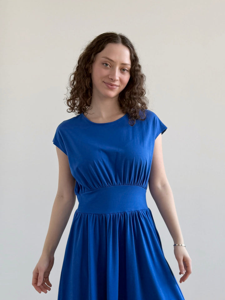CATHERINE dress in Blue Iolite