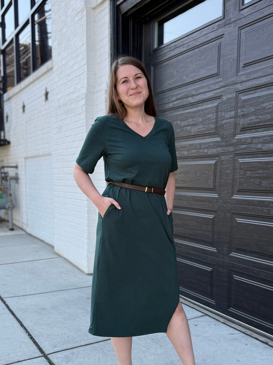 PALOMA dress in Deep Pine
