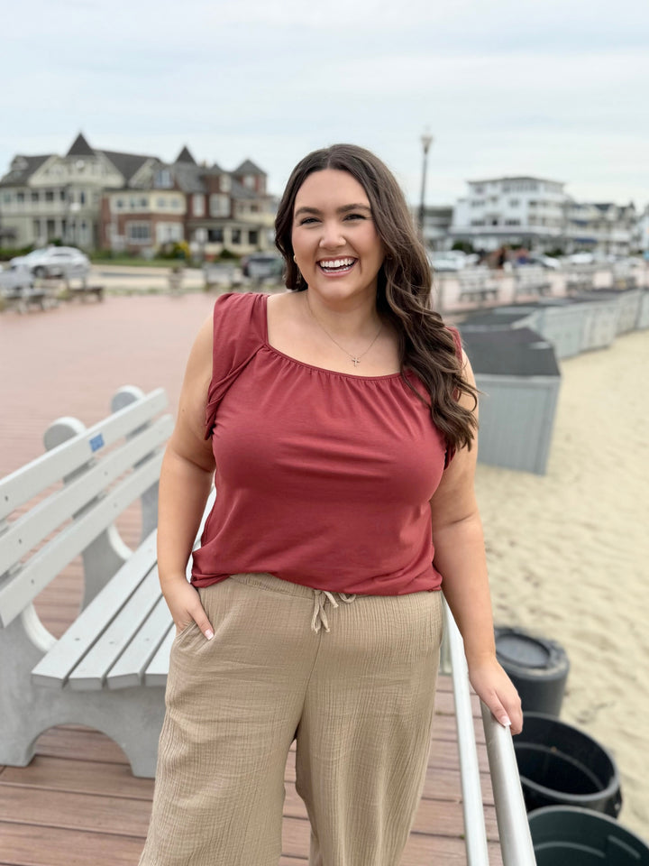 ADORA tank in Earthy Red