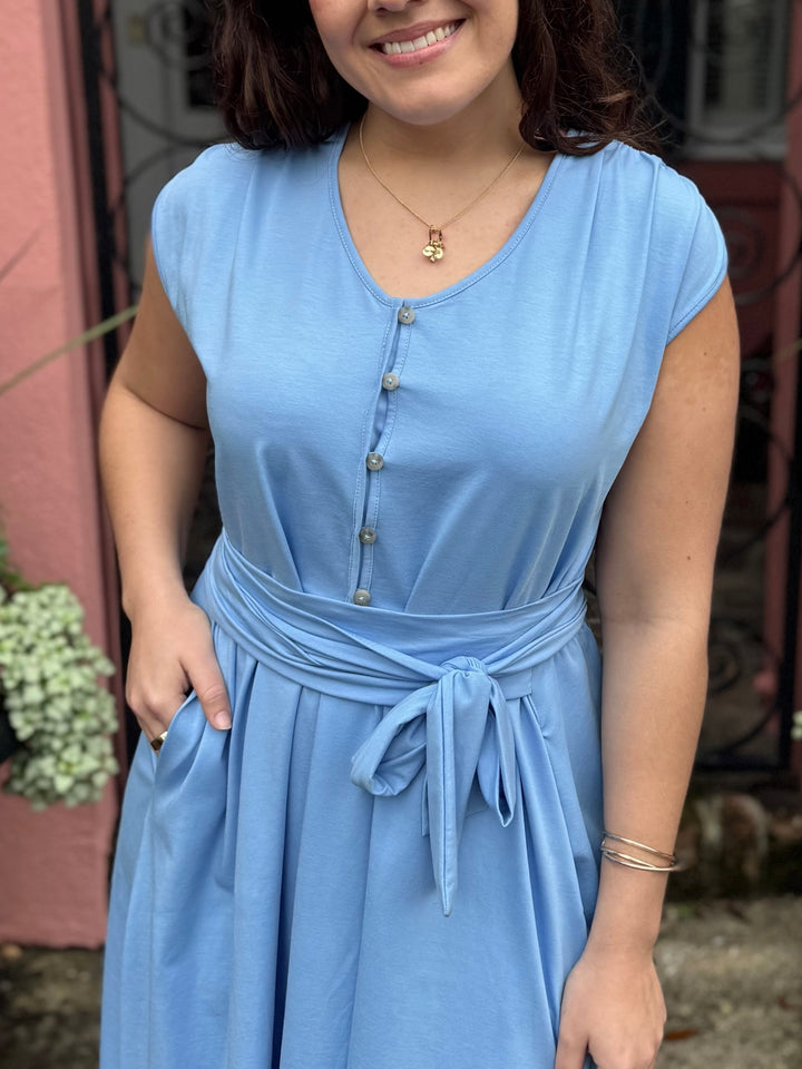 SERAPHINA dress in Light Cornflower