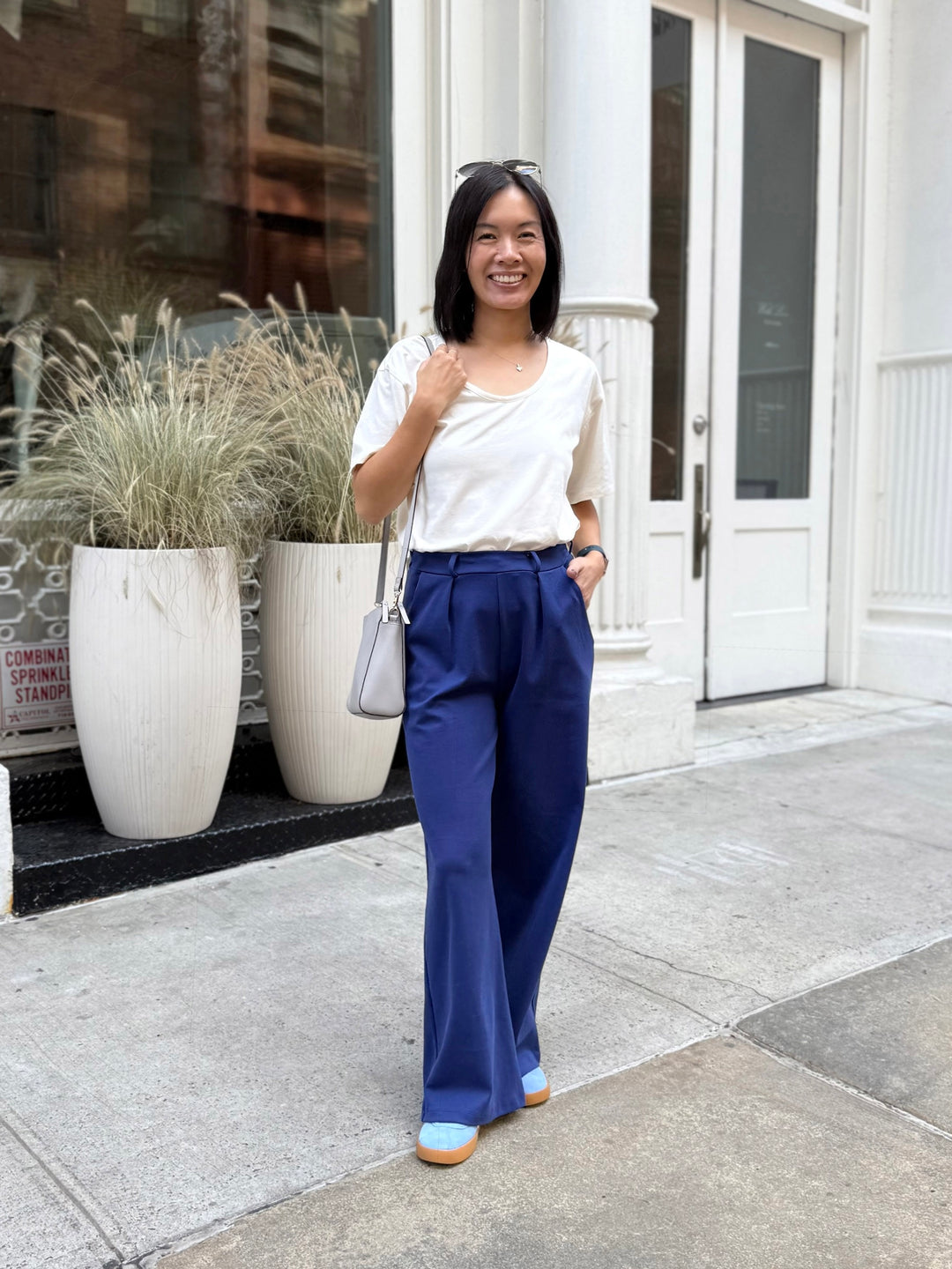 KENNA pants in Bright Navy