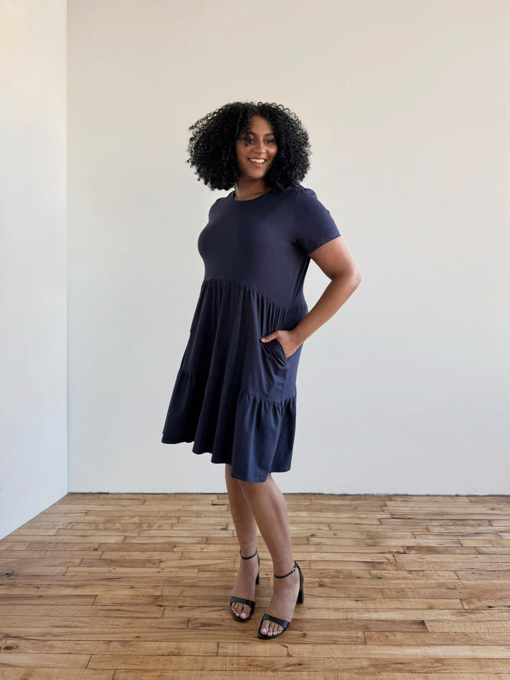 ARIA dress in Navy