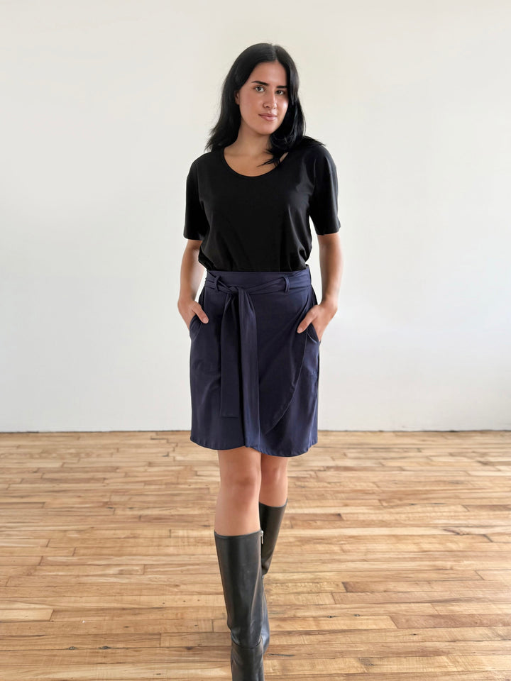TULIP skirt in Navy