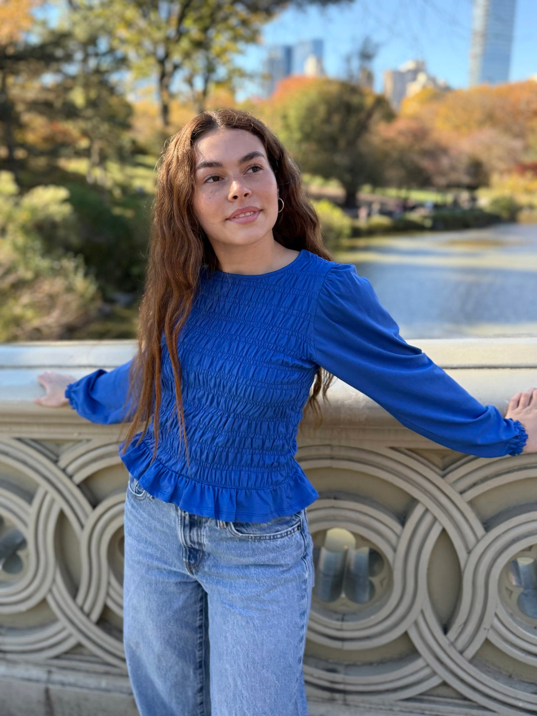 CAECILIA top in Blue Iolite