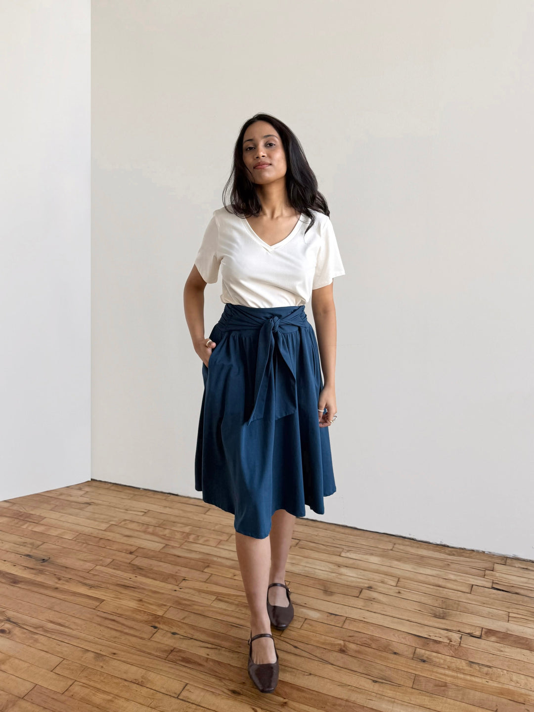 CONNIE skirt in Atlantic Blue