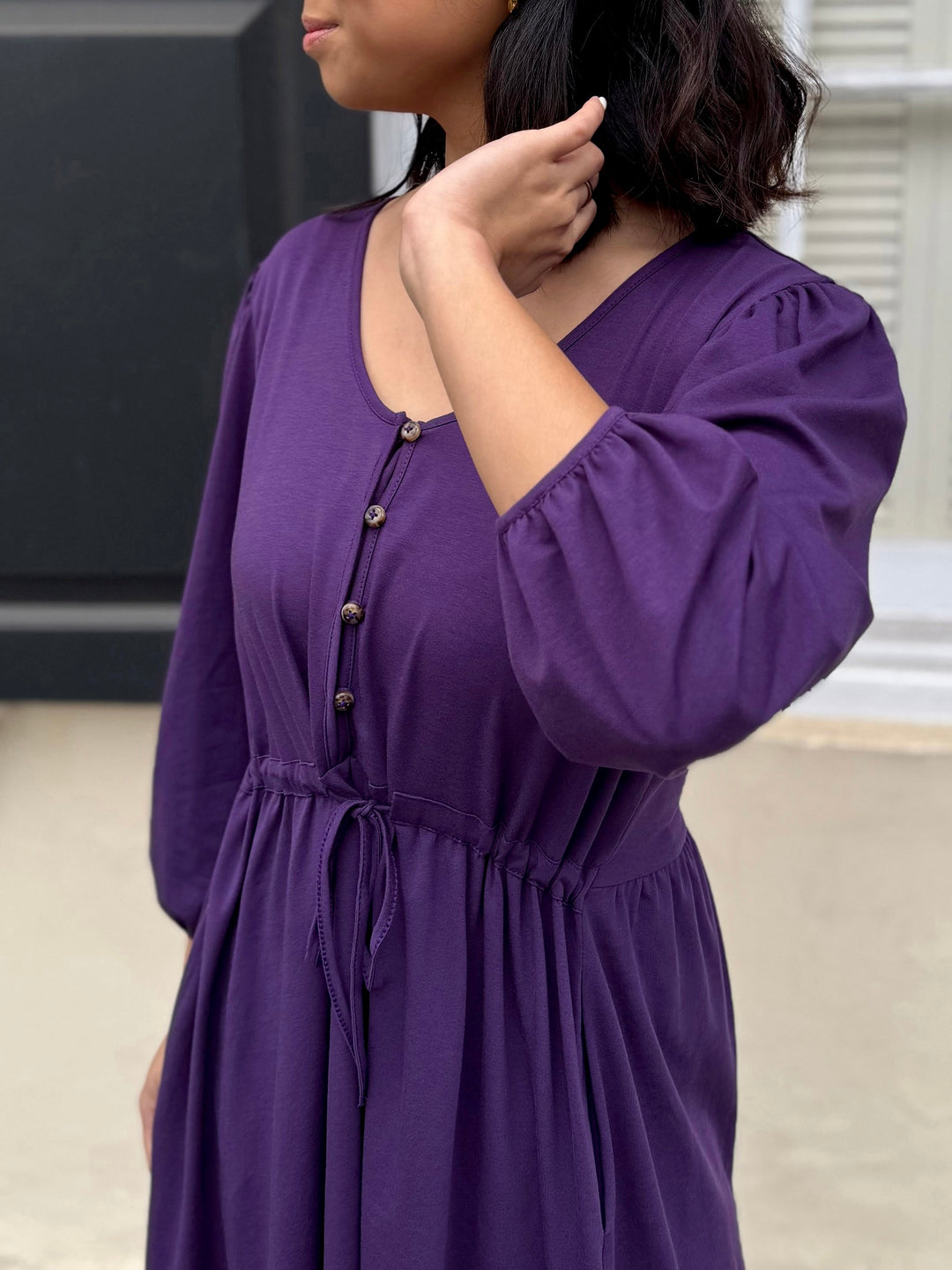 CALLIOPE dress in Midnight Dahlia