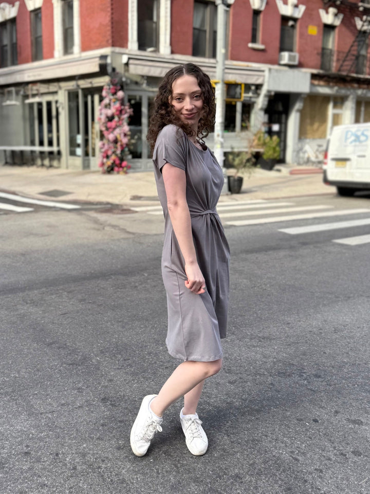 HOPE dress in Circular Grey