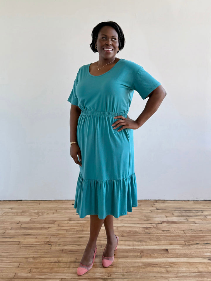 EMILE skirt in Marine Teal